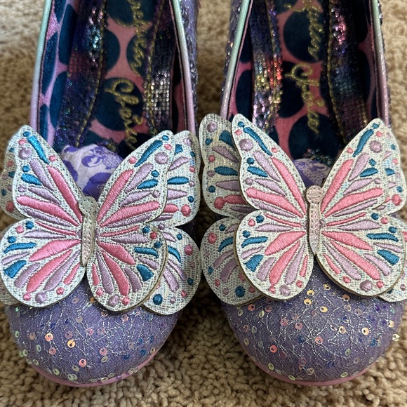Irregular Choice Madam Mariposa Lavendar 42 - Picture 5 of 6